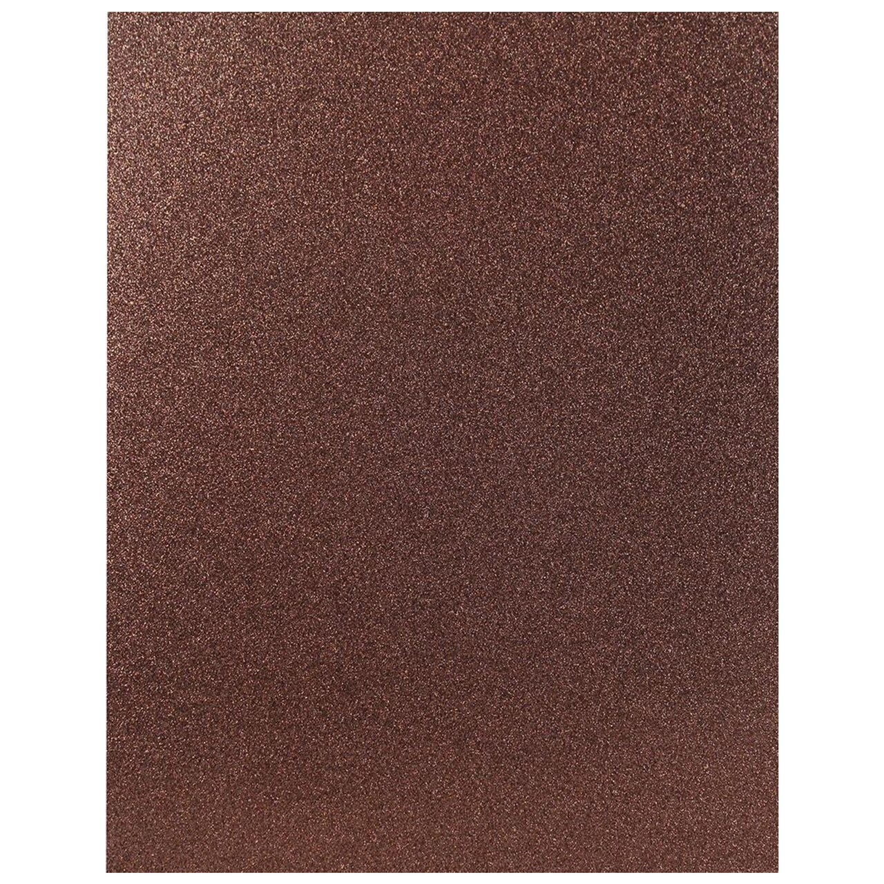 PA Paper Accents Glitter Cardstock 8.5" x 11" Bronze Copper, 85lb colored cardstock paper for card making, scrapbooking, printing, quilling and crafts, 15 piece pack